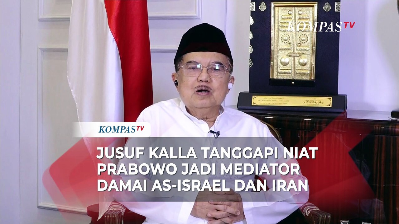 Jusuf Kalla Tanggapi Niat Prabowo Jadi Mediator Damai AS-Israel dan Iran