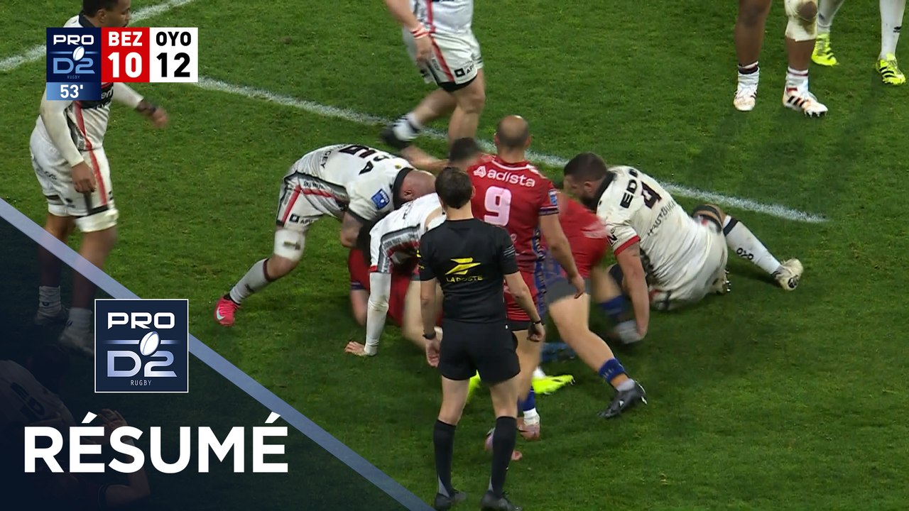 PRO D2 Saison 2025-2026 J22 - Résumé AS Béziers Hérault Rugby - Oyonnax Rugby