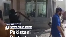 Pakistani Protesters Attack US Consulate