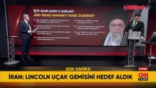 İran ABD'nin uçak gemisine balistik füzelerle saldırdı