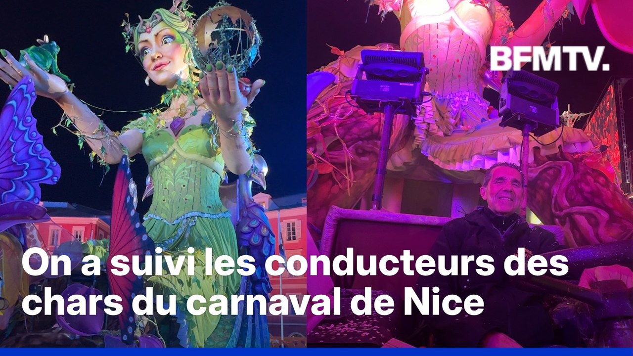 Carnaval de Nice: On a suivi les conducteurs des chars lors du dernier défilé