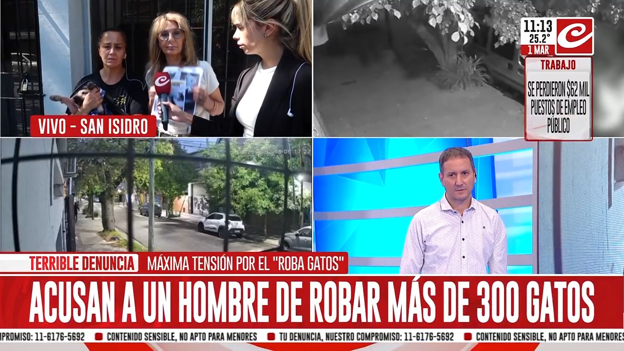 Evelyn Von Brocke acusó a un hombre de robar más de 300 gatos en San Isidro