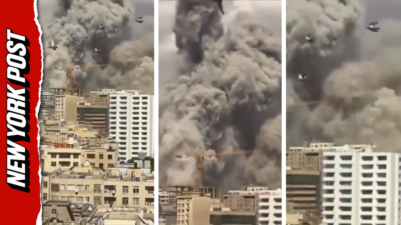 Israeli military releases video showing airstrikes targeting Basij sites in Tehran