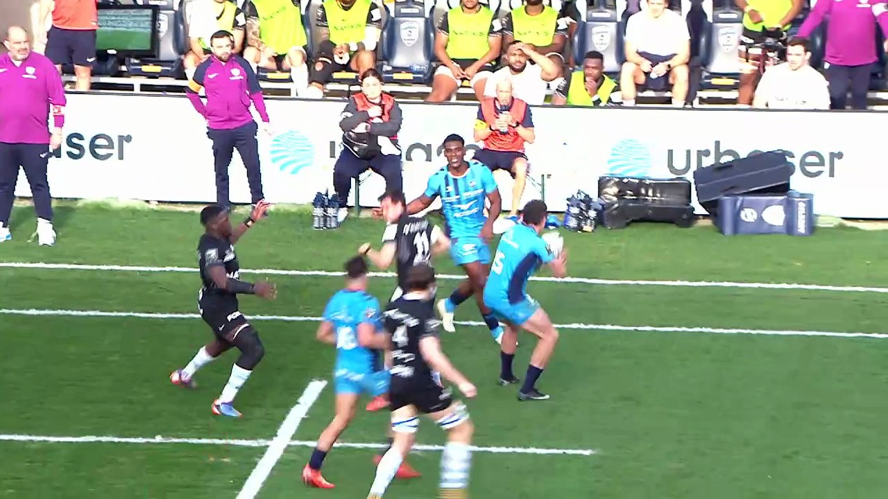 TOP 14 - Essai de Gaël FICKOU (R92) - Montpellier Hérault Rugby - Racing 92