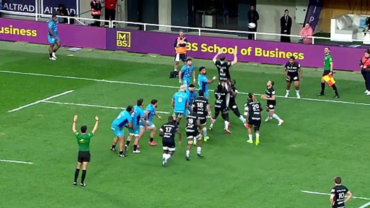 TOP 14 - Essai de Yanis BASSE (R92) - Montpellier Hérault Rugby - Racing 92