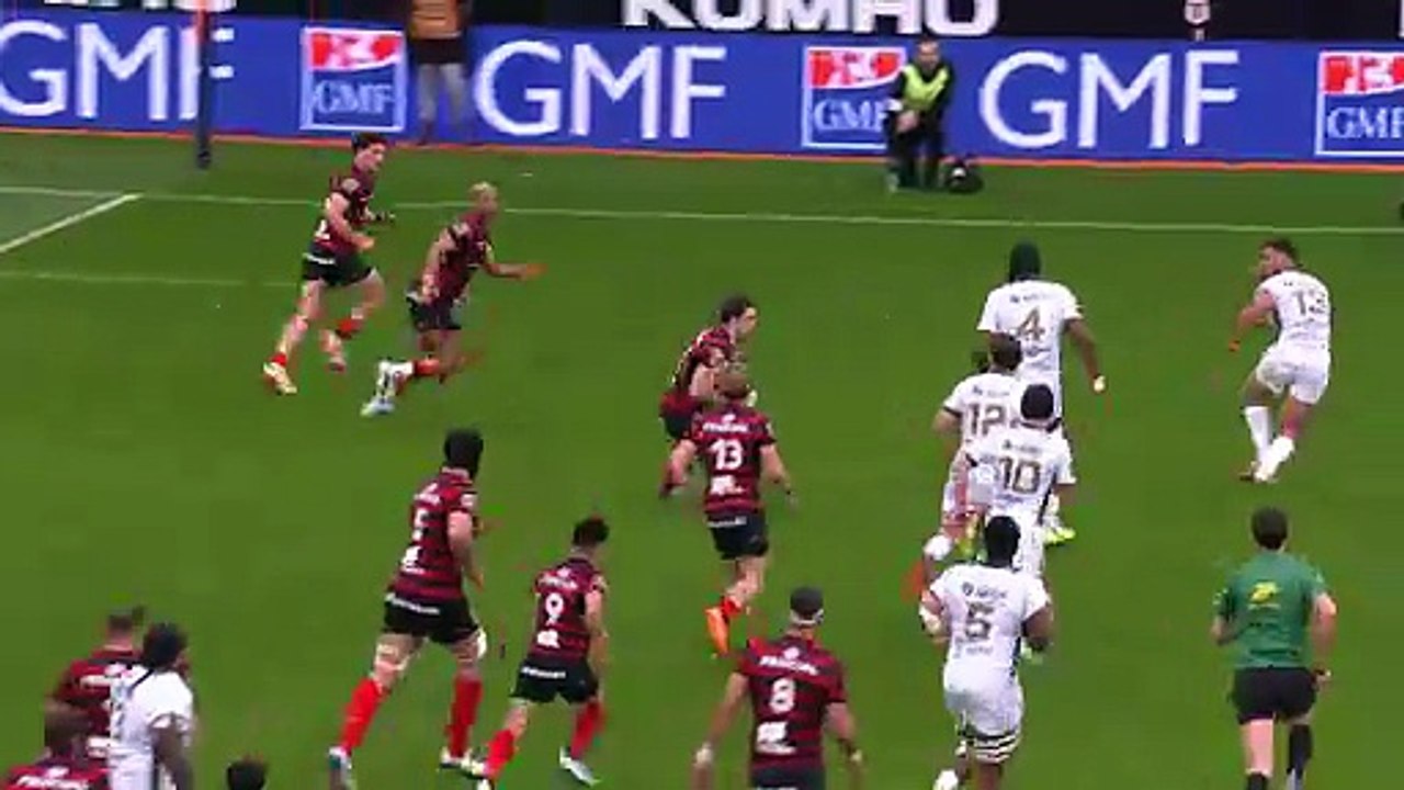 TOP 14 - Essai de Dimitri DELIBES (ST) - Stade Toulousain - US Montalbanaise