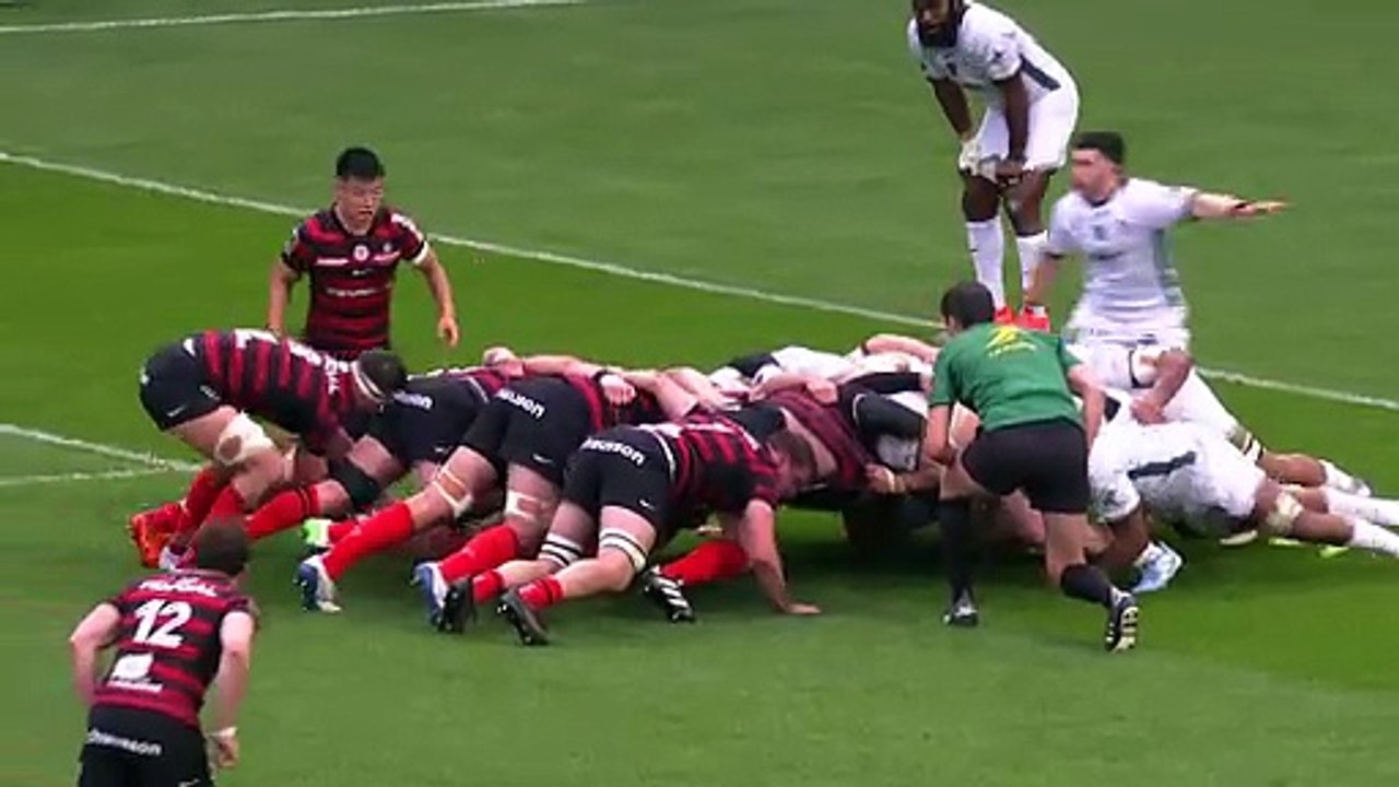 TOP 14 - Essai de Teddy THOMAS (ST) - Stade Toulousain - US Montalbanaise