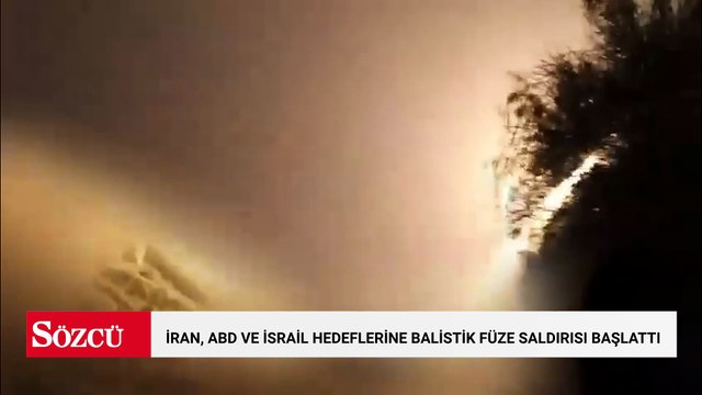 İran, ABD ve İsrail hedeflerine balistik füze saldırısı başlattı