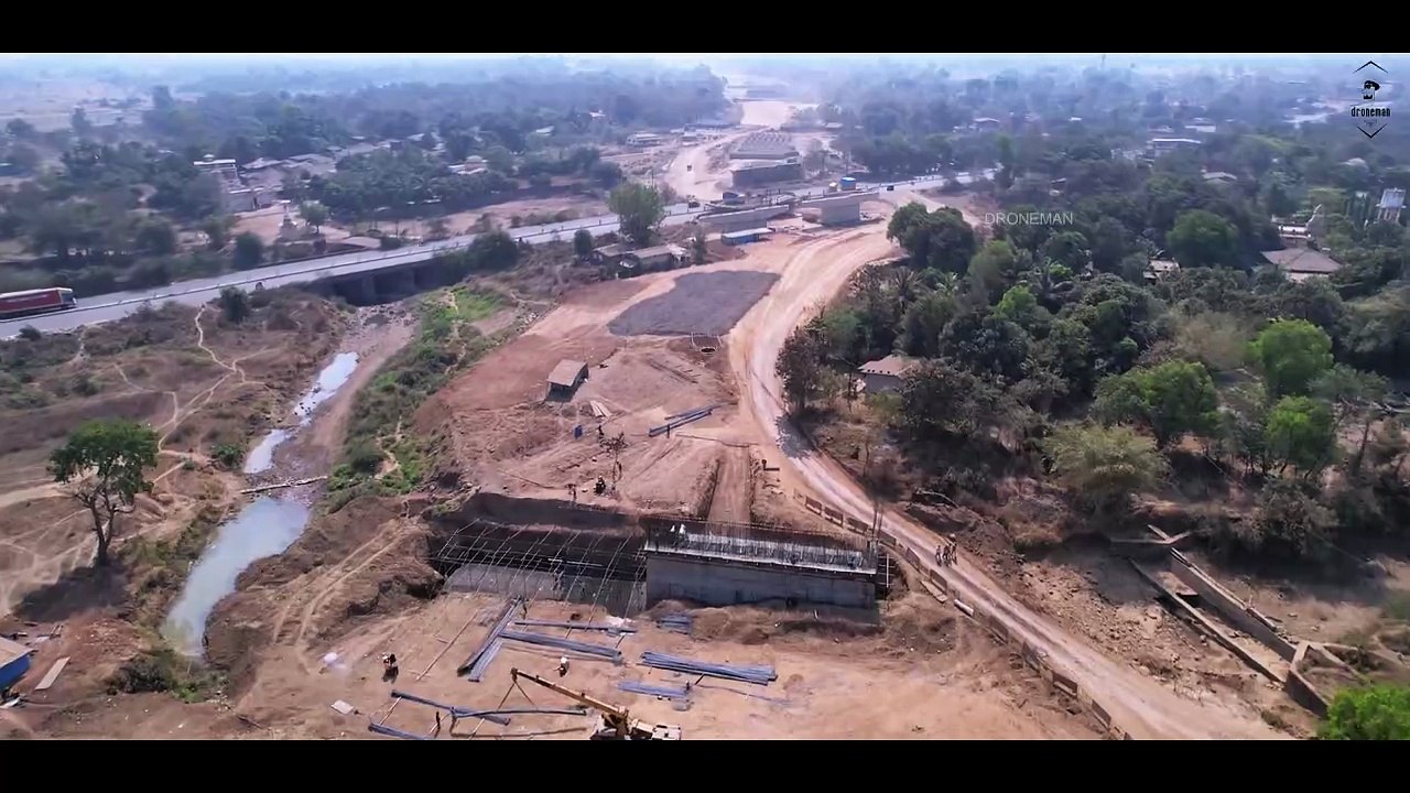 Delhi Mumbai Expressway Maharashtra State Progress _ Virar-JNPT Update _ Package 15