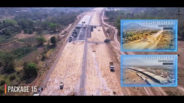 Delhi Mumbai Expressway Maharashtra State Progress _ Virar-JNPT Update _ Package 16