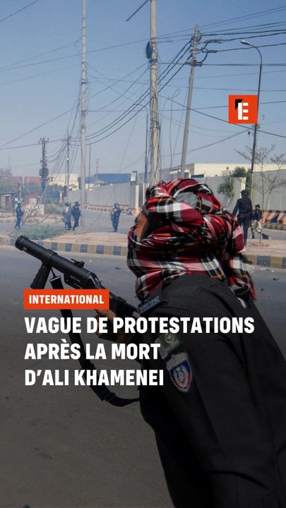 Vague de protestations après la mort d'Ali Khamenei