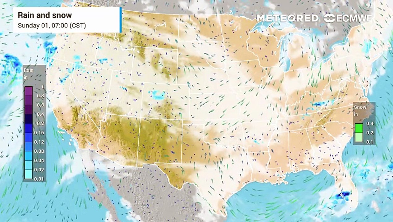 Storms Systems in Central and West U.S. Sunday