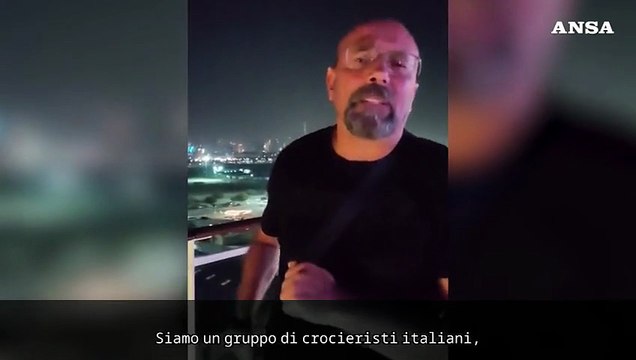 Italiani sulla nave da crociera a Dubai: Cresce tensione con il passare delle ore