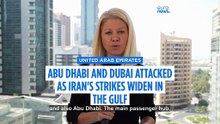 Iranian strikes hit Dubai and Abu Dhabi, damaging airport terminals and the Burj Al Arab