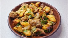 The Most Delicious Meat with Potatoes in a Pan – Georgian-Style Recipe