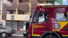 Cheiro de gás mobiliza bombeiros em prédio residencial em Cascavel