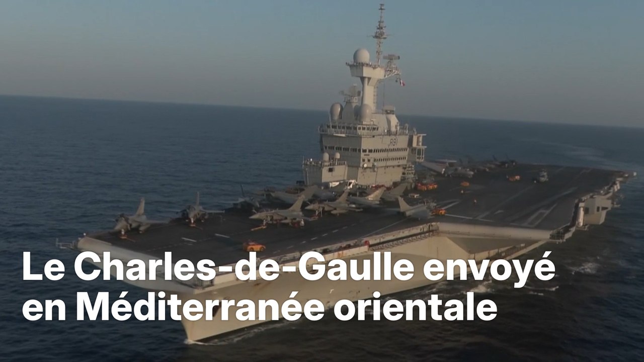 Info BFMTV: le porte-avions français Charles-de-Gaulle envoyé en Méditerranée orientale
