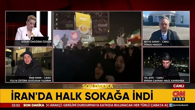 İran’da halk sokağa indi