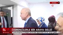 Cumhurbaşkanı Erdoğan üniversite öğrencileri ile bir araya geldi