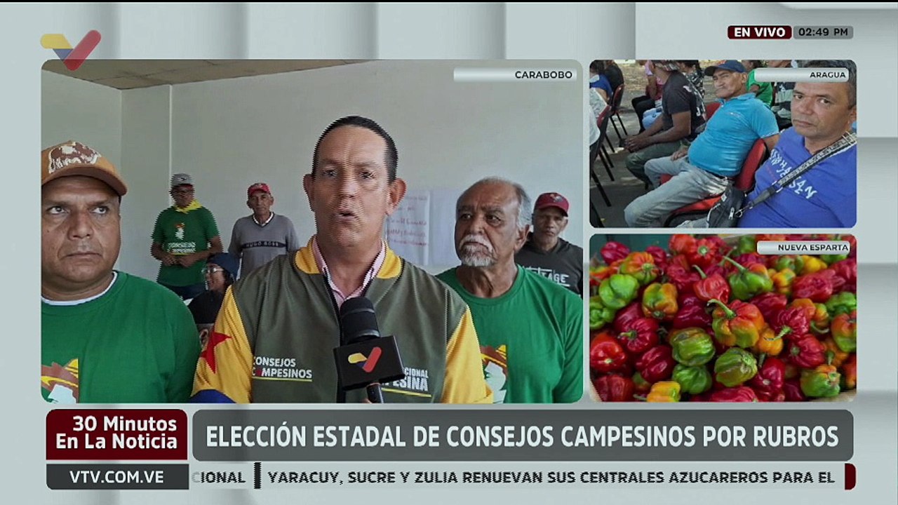 Carabobo | Escogen a los 18 voceros por rubros de Consejos Campesinos