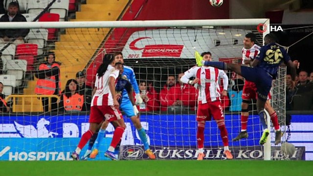 Trendyol Süper Lig: Antalyaspor: 2 - Fenerbahçe: 2 (Maç sonucu) | Ajansspor | IHA