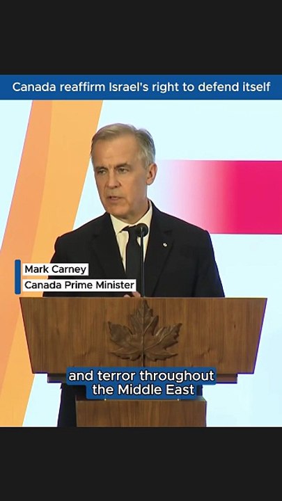 Mark Carney on Iran: Canada Supports U.S. Action