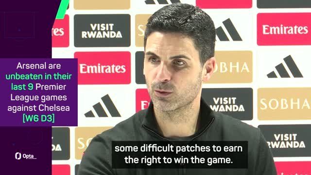 'A proper London derby' - Arteta delighted after Chelsea victory