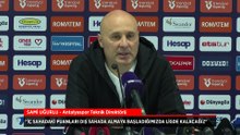 Antalyaspor Teknik Direktörü Sami Uğurlu: Maçı kazanabilirdik