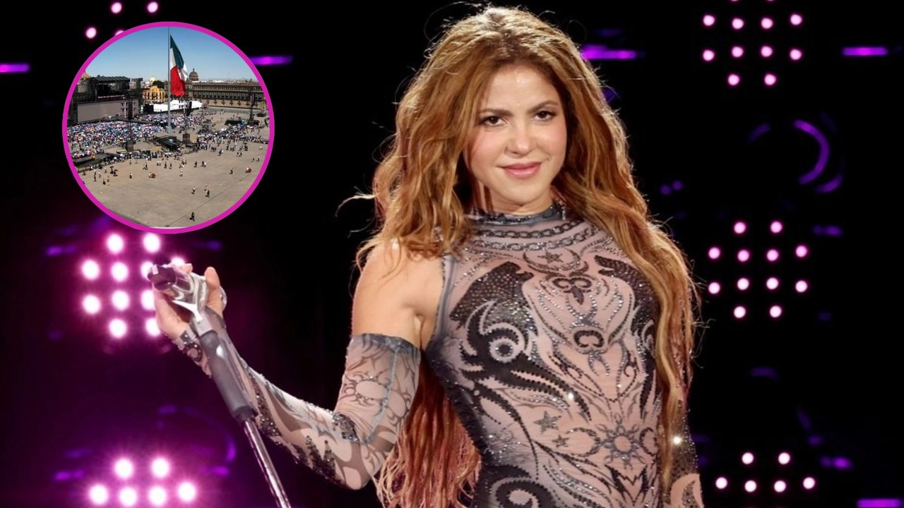 Shakira: Fans de la colombiana comienzan a llenar el Zócalo para el concierto gratuito