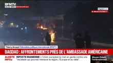 Des affrontements sont en cours près de l'ambassade américaine à Bagdad en Irak