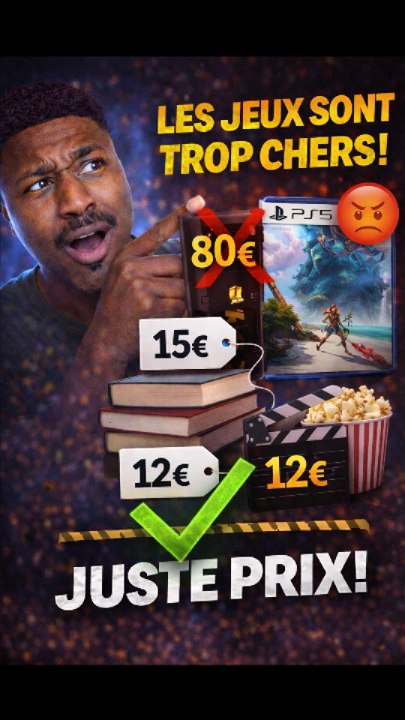 les jeux sont trop cher
