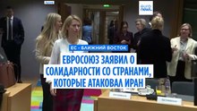 Евросоюз заявил о солидарности со странами, которые подверглись атакам Ирана