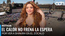 La emoción puede más que el intenso calor: capitalinos cuentan las horas para ver a Shakira