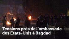 Des affrontements près de l'ambassade américaine à Bagdad en Irak