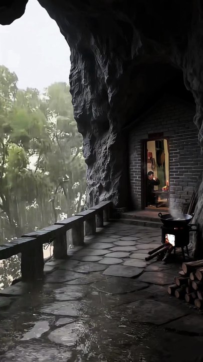 Peaceful mountain resort.