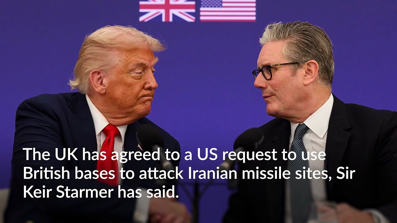 UK will allow US to use bases to attack missile sites in Iran, PM says
