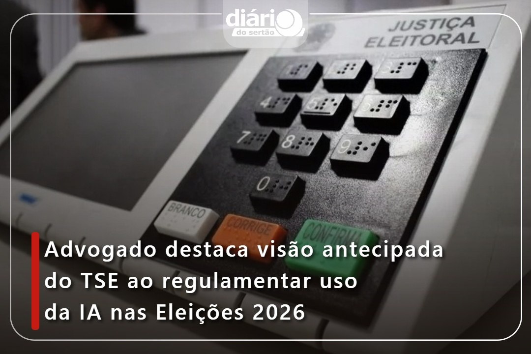 Advogado destaca visão antecipada do TSE ao regulamentar uso da IA nas Eleições 2026