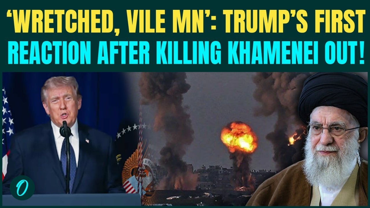 Khamenei KILLED! Trump’s 1st REACTION After ASSASSINATING Iran’s Supreme Leader|‘He Was A VILE MAN’