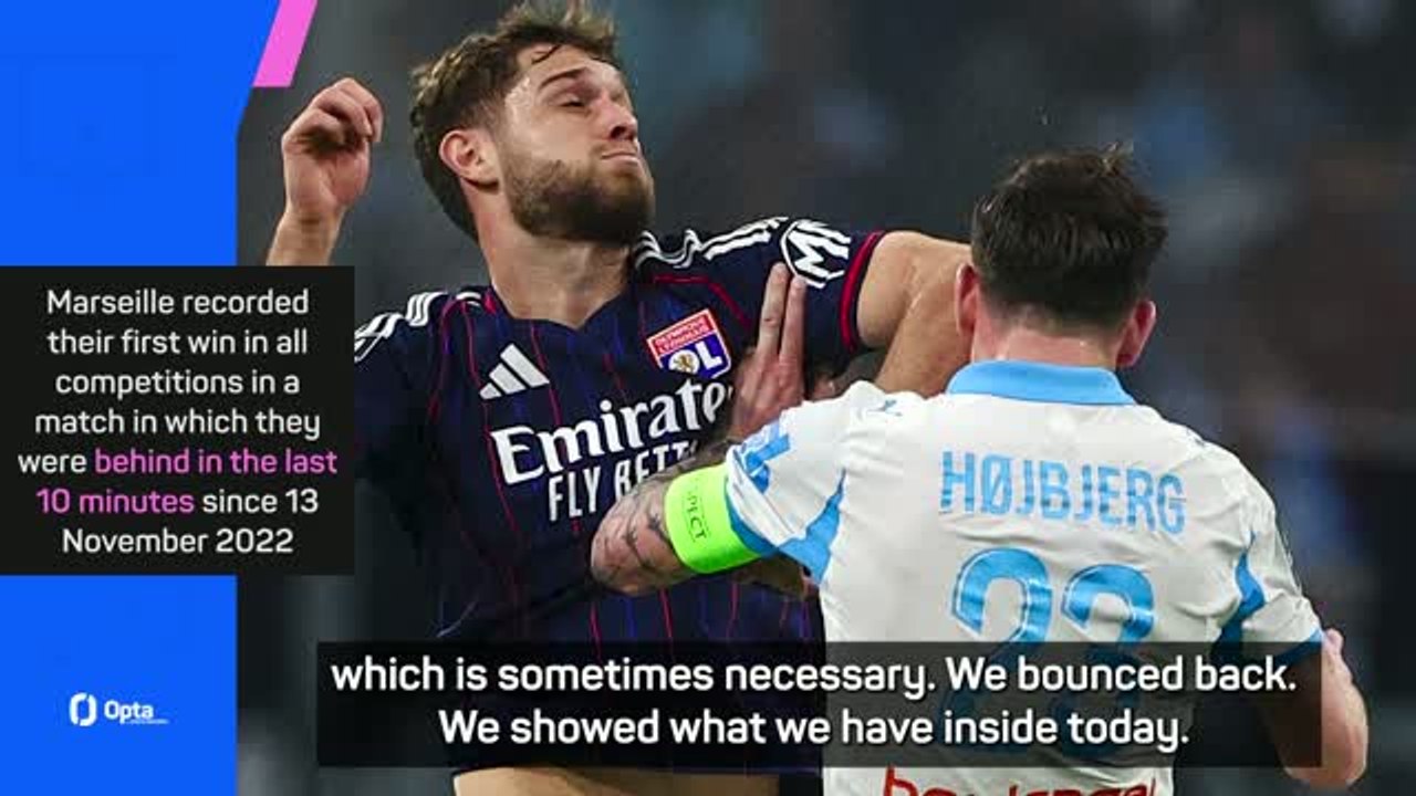 Marseille on steroids! Hojbjerg thrilled by comeback win under new coach