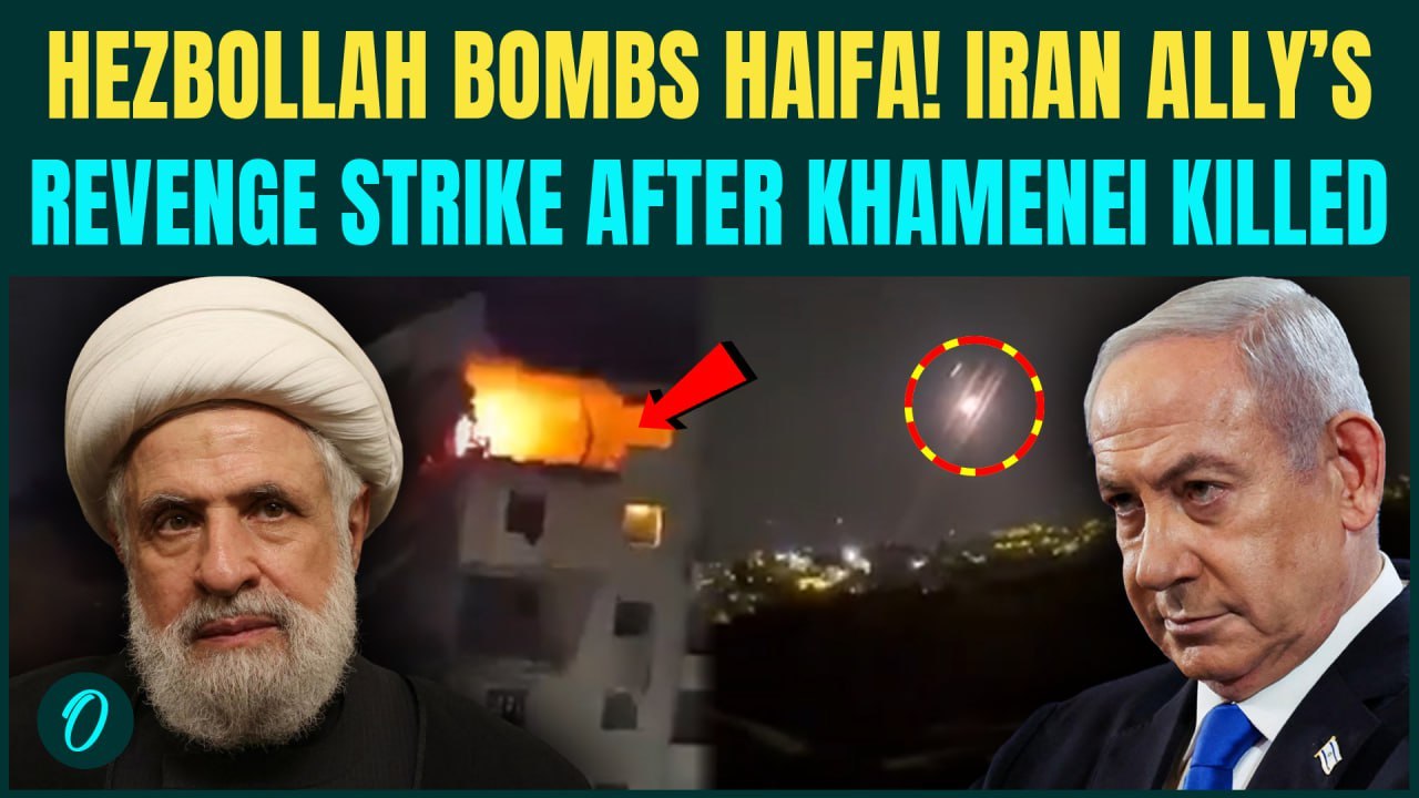 Iran’s Ally Hezbollah BOMBS Israel’s Haifa in Khamenei REVENGE STRIKE! FURIOUS Israel ATTACKS Beirut