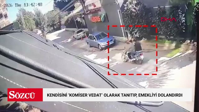 Kendisini ‘Komiser Vedat’ olarak tanıtıp, emekliyi dolandırdı