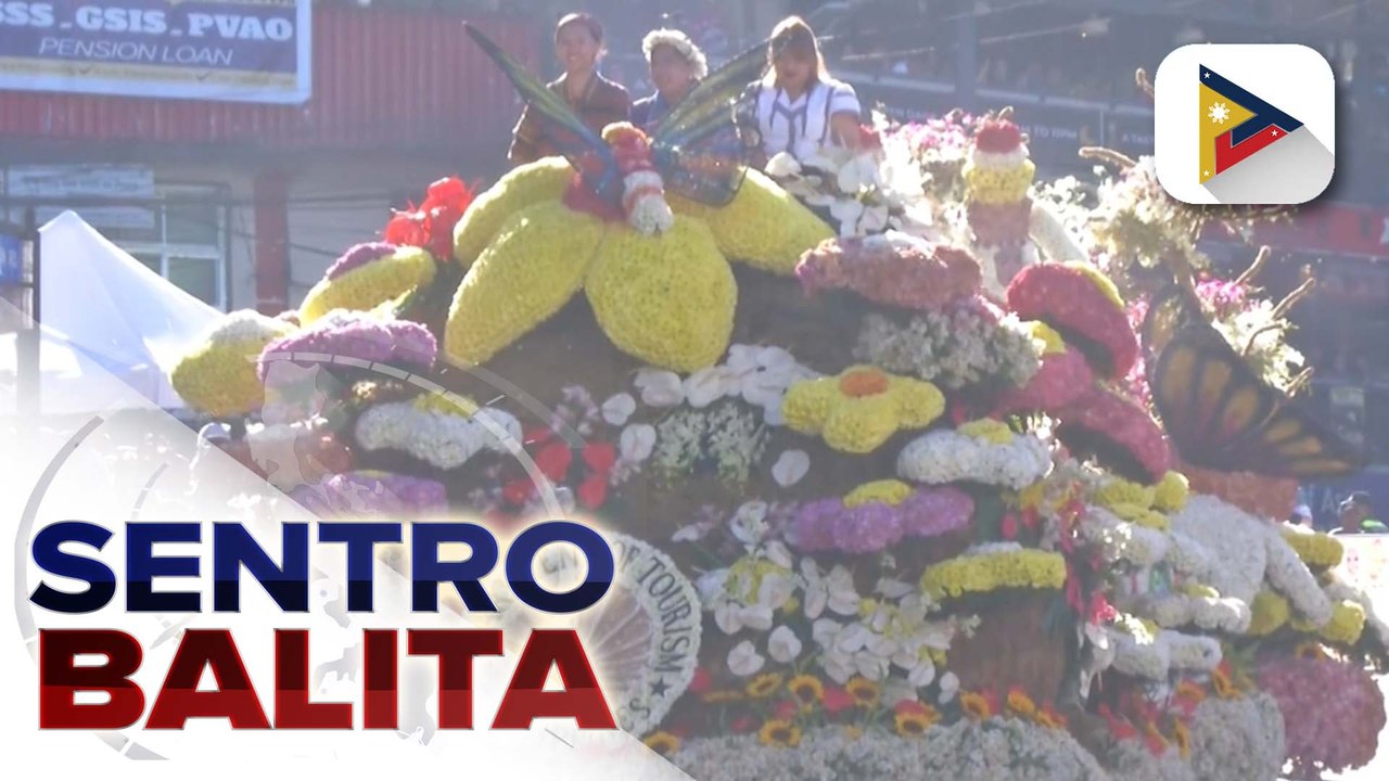 Grand Floral Float Parade at Grand Street Parade, nagbigay saya sa inaabangang #Panagbenga Festival | ulat ni Brigitte Marcasi - Pangosfian - PTV Cordillera