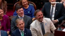 Un desencajado Milei llena de insultos a la oposición el arranque de las sesiones del Congreso en Argentina