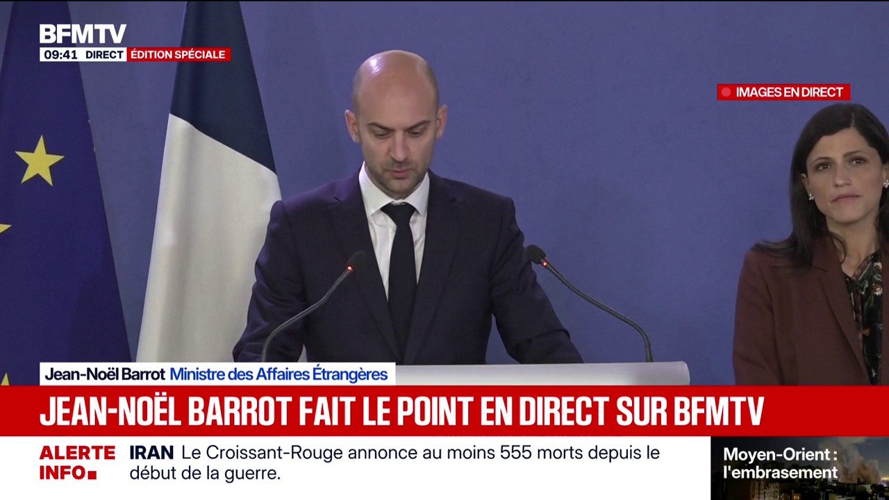 Jean-Noël Barrot: "L'intervention décidée unilatéralement par Israël et les États-Unis aurait mérité d'être débattue dans les instances collectives prévues à cet effet"