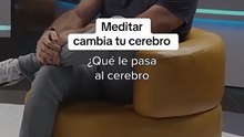La meditación es un gimnasio para la mente.