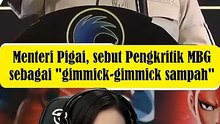 Menteri Pigai sebut Pengkritik MBG sebagai Gimmick-gimmick_Sampah