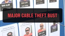 Cable theft syndicate busted, 9 held in Selangor
