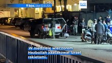Hezbollah wystrzelił rakiety w kierunku Izraela, a izraelska armia odpowiedziała nalotami w poniedziałek rano