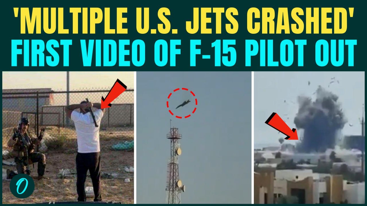 UNSEEN Footage of Crashed U.S. F-15 Pilot Goes Viral | Multiple Jets Crash in Kuwait Against Drones