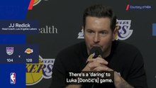'Daring' Doncic sparked Lakers win - Redick